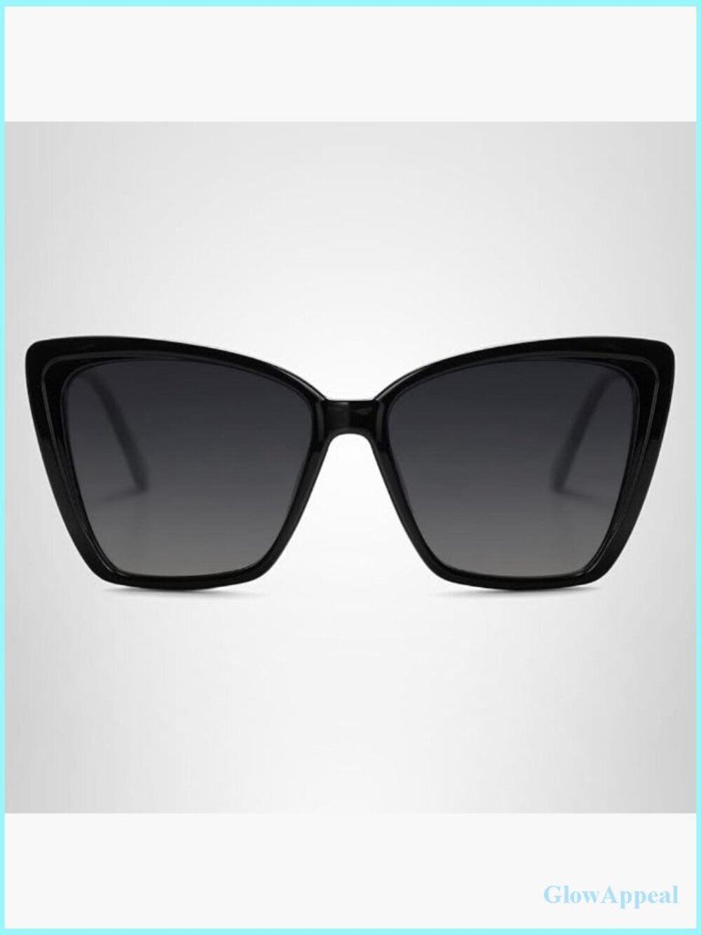 Oversized Cat Eye Polarized Sunglasses UV Protection Retro Square